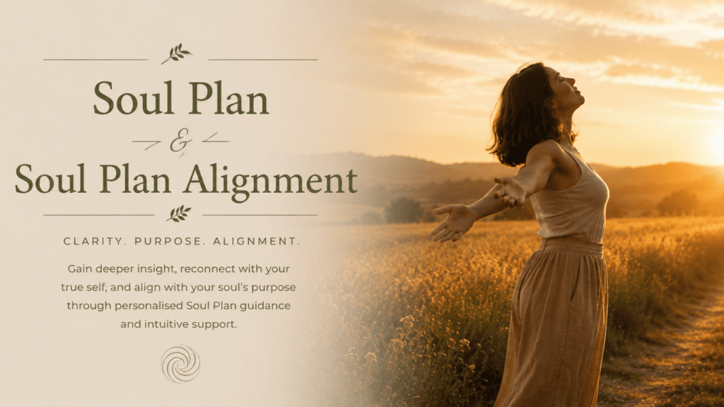 Soul Plan consultation helping clients discover their unique soul blueprint and life purpose.