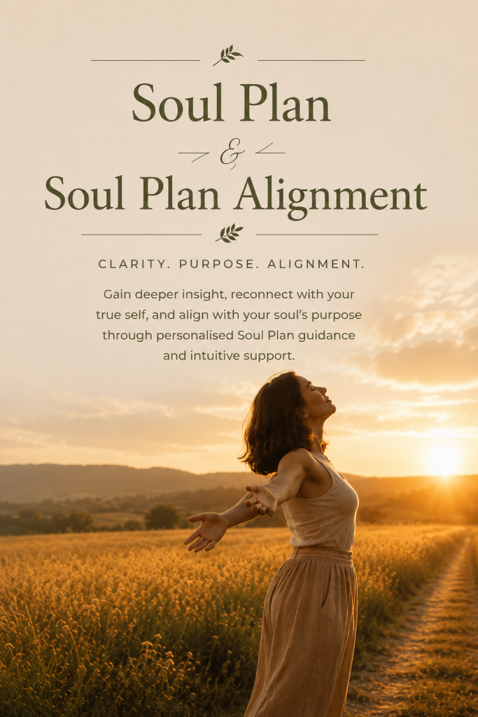 Soul Plan consultation helping clients discover their unique soul blueprint and life purpose.